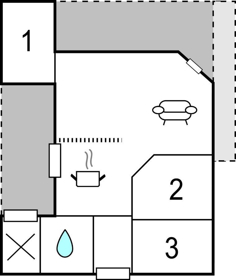 3 Bedroom Cozy Home In Fårvang エクステリア 写真
